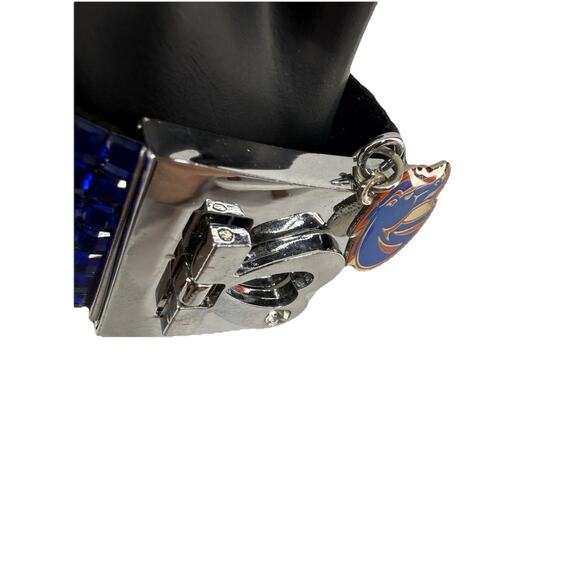 Boise State Broncos University College Rhinestone Bracelet Heart Fan Cheer EUC - Picture 3 of 9